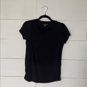 Black stretchy maternity T-shirt
